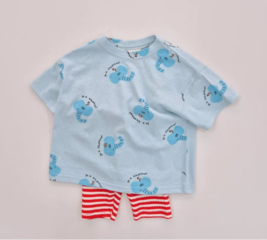 Elephant Parade Tee (Sky)